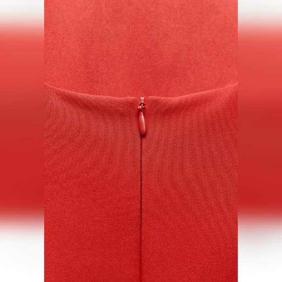 ZARA COMBINATION PUFF HEM JUMPSUIT DRESS - Picture 8 of 9